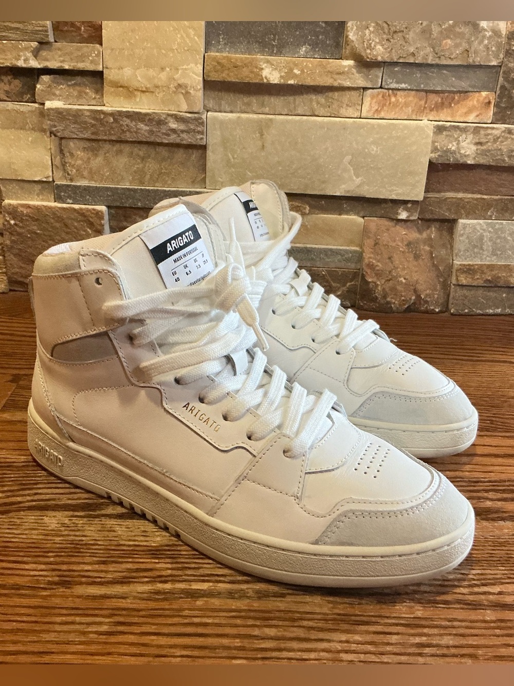 AXEL ARIGATO Dice High-Top Sneakers Size 7.5, 40 EU